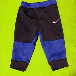 Nike Kids Joggers in Black with Blue Trim